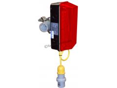 110v LED SCAFFOLD CLIP RED BULKHEAD LIGHT
